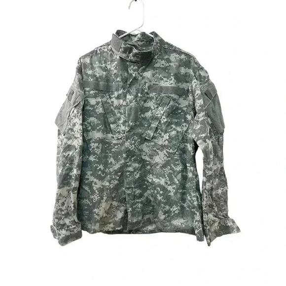 US Army Jacket Mens Size Medium M Reg Digital Camo‎ Military Combat Uniform Coat - Picture 1 of 11